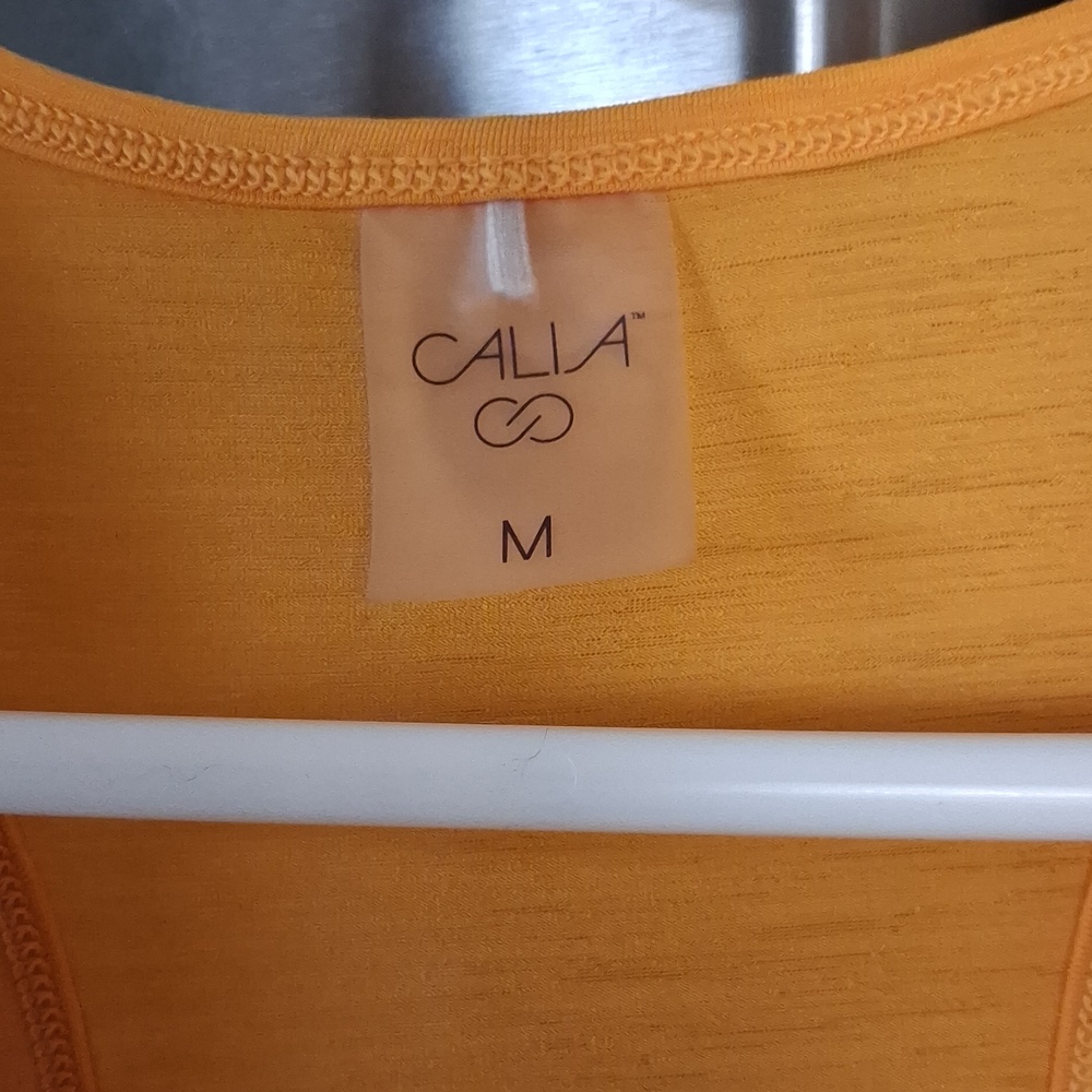 CALIA by Carrie Underwood Golden Yellow Racerback Tank - Picture 2 of 4
